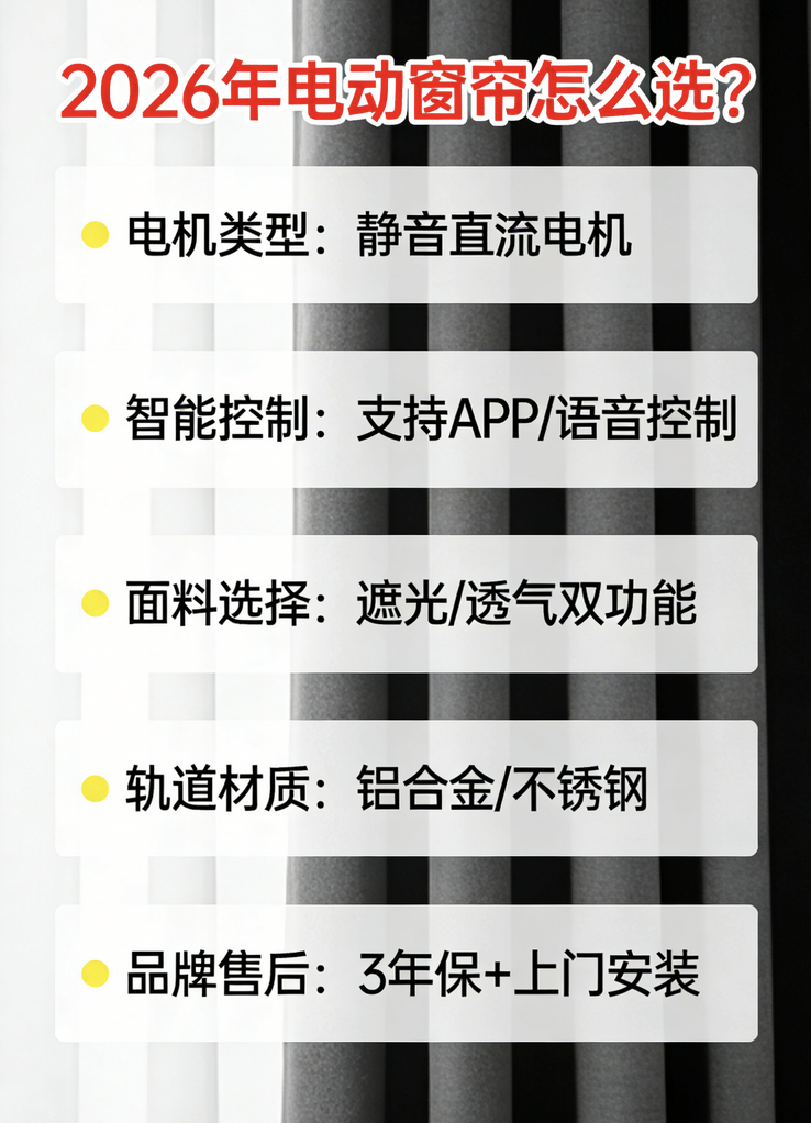 2026年權(quán)威發(fā)布：電動窗簾電機軌道廠家品牌排行榜前十名！