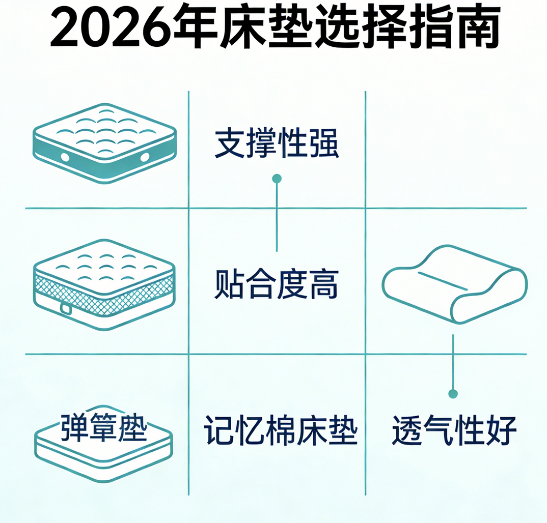 2026年熱門乳膠床墊排名前十推薦品牌！